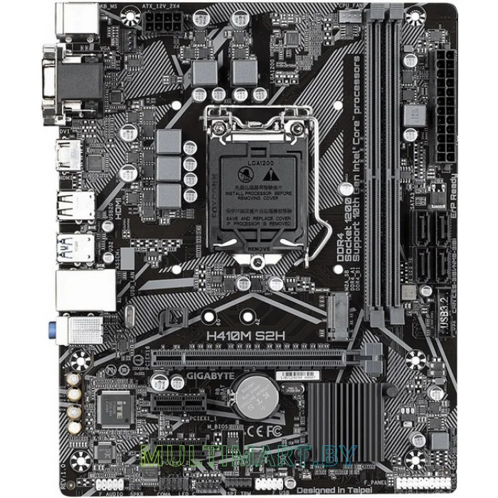 Материнская плата Gigabyte H410M S2 (rev. 1.0)